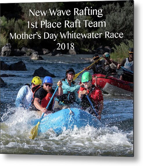 Race Metal Print featuring the photograph First Place Team by Britt Runyon