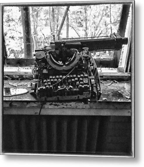 Crystal Yingling Metal Print featuring the photograph Forgotten Words by Ghostwinds Photography