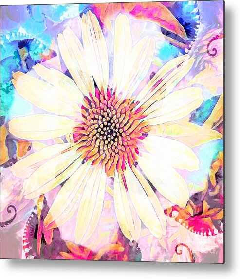 Flower Metal Print featuring the photograph Fractoral II by Jack Torcello