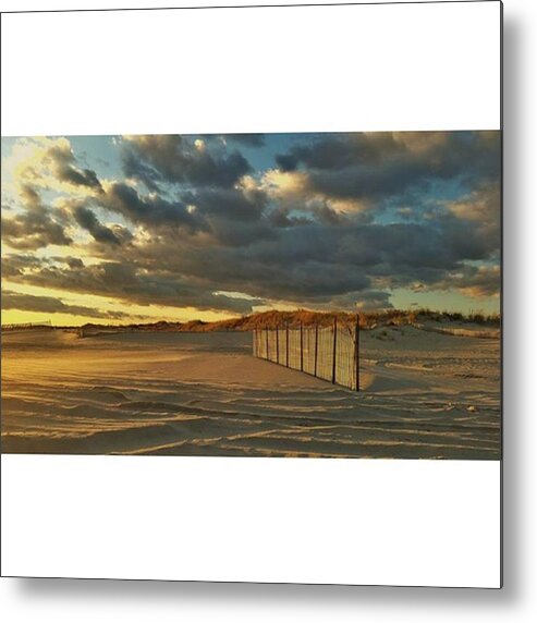 Simplicity Metal Print featuring the photograph From Where I Stand! The Golden Hour! by Visions Photography by LisaMarie