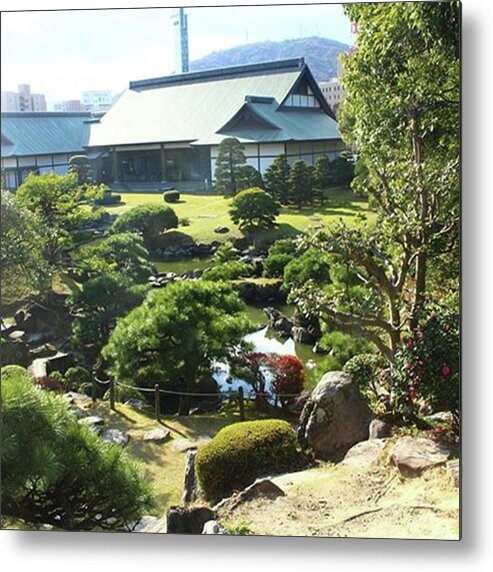 Adventures Metal Print featuring the photograph #garden #tokushima #garden #history by Tsukasa Yamamoto 