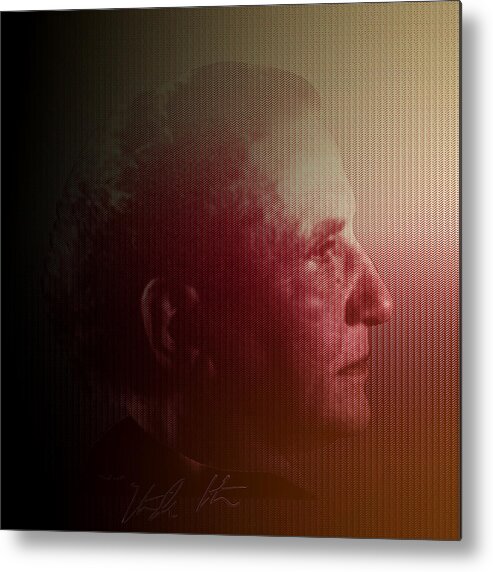 Gertrude Stein Metal Print featuring the digital art Gertrude Stein by Asok Mukhopadhyay