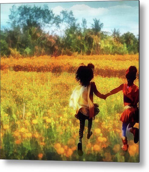 Field Metal Print featuring the photograph Gia's Field of Dreams by Joseph Hollingsworth