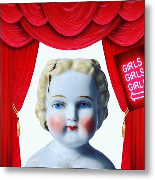 Girls Girls Girls Metal Print featuring the photograph Girls Girls Girls by Subject Dolly