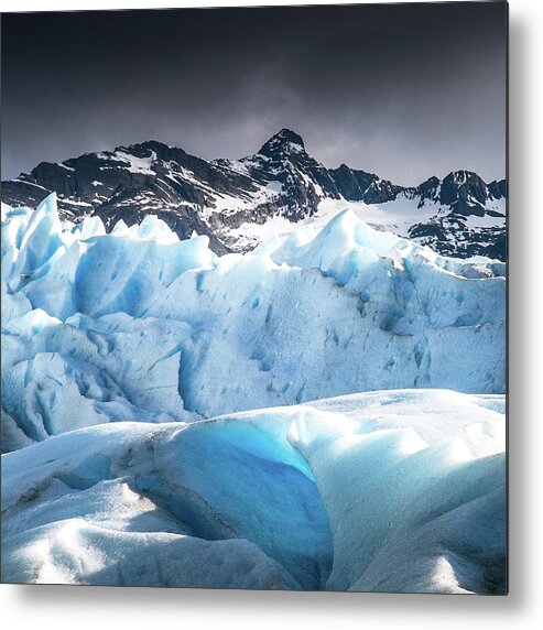 Glacier Metal Print featuring the photograph Glaciar 4 by Ryan Weddle