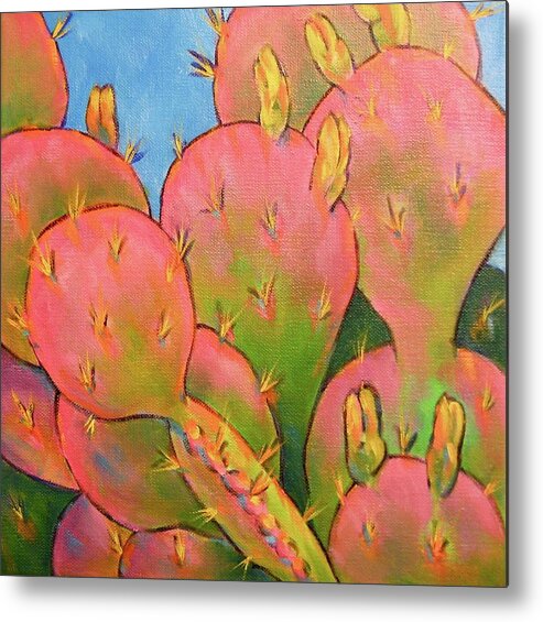 Joy Metal Print featuring the painting Glow by Nancy Matus