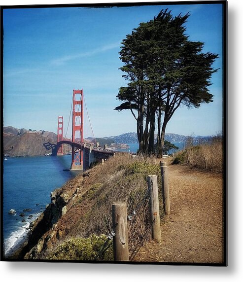 San Francisco Metal Print featuring the photograph Golden Gate Bridge by Mary Capriole
