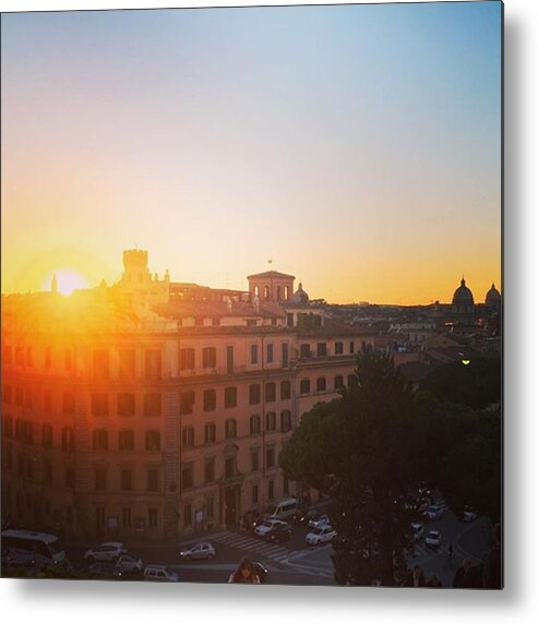 Sunset Metal Print featuring the photograph Good Night Rome by Amanda Labadie