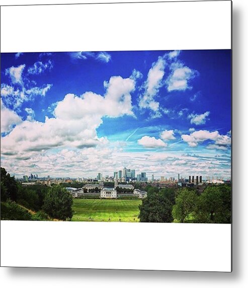 Summer Metal Print featuring the photograph Great #view Of The #london #skyline In by Londonloves R