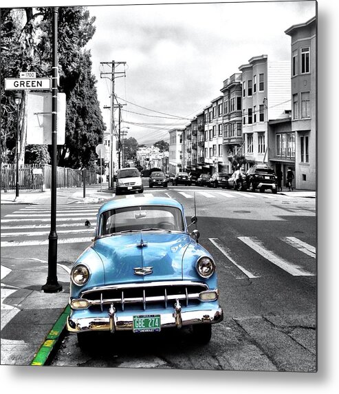  Metal Print featuring the photograph Green Street by Julie Gebhardt