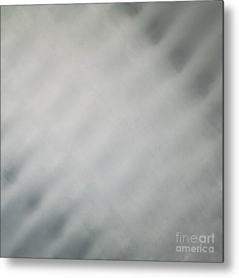 Modern Art Metal Print featuring the painting Greyscale by Jarek Filipowicz