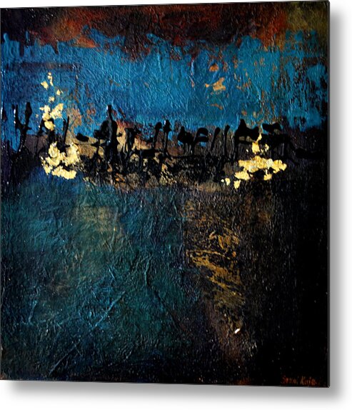 Sonal Raje Metal Print featuring the painting Guiding Light by Sonal Raje