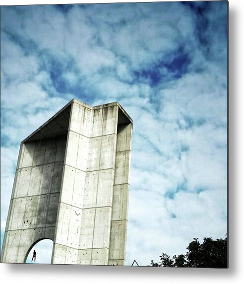 City Metal Print featuring the photograph Hangman
#hangman #architecture by Rafa Rivas