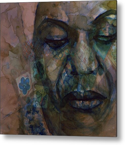 Nina Metal Print featuring the painting High Priestess Of Soul by Paul Lovering