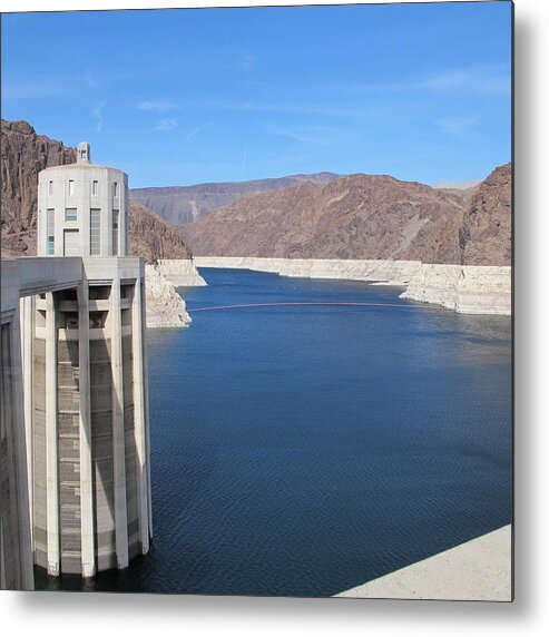 Dam Metal Print featuring the photograph Hoover Dam by Sue Morris