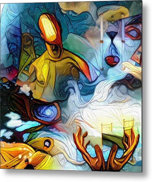 Relaxation Metal Print featuring the digital art Hopes and Dreams by Bruce Rolff