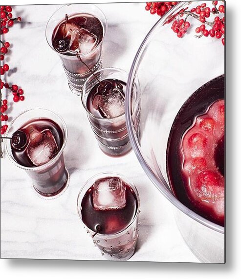 Mocktail Metal Print featuring the photograph How Pretty Is This Mocktail For Your by E M I L Y B U R T O N