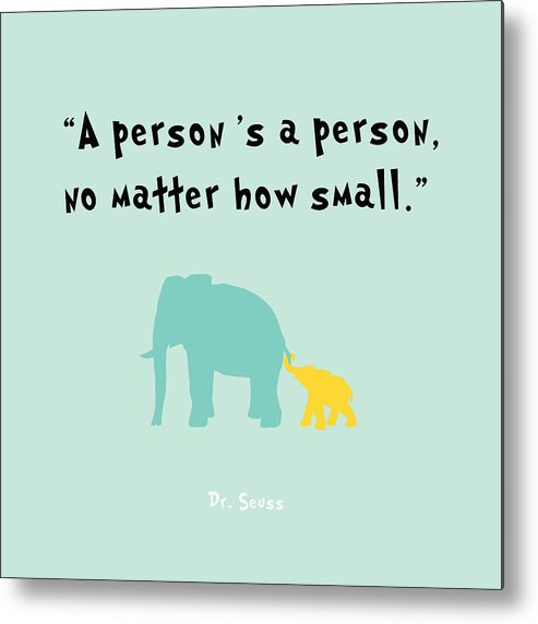 Dr. Seuss Metal Print featuring the digital art How Small by Nancy Ingersoll