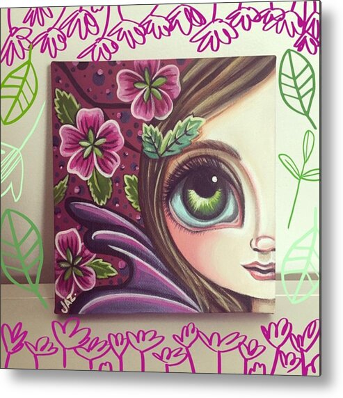 Whimsical Metal Print featuring the photograph I Finished This Little Fairy This by Jaz Higgins
