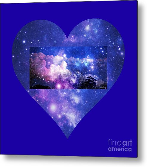 Night Sky Metal Print featuring the photograph I Love The Night Sky by Leanne Seymour