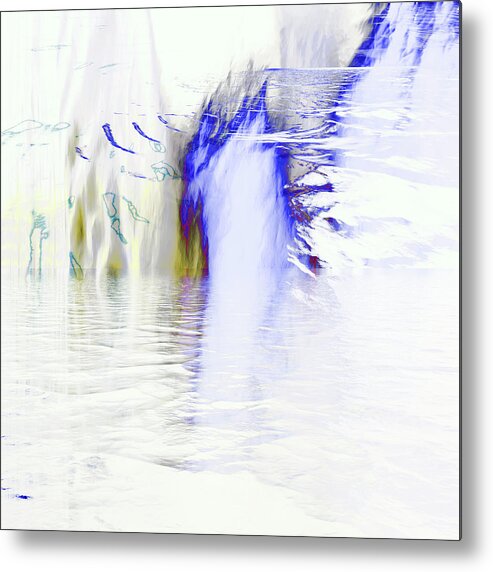 . Metal Print featuring the digital art Icebreaker by Laura Boyd