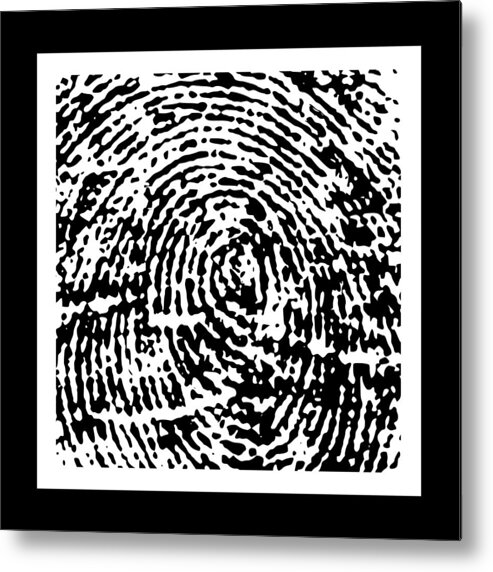 Finger Metal Print featuring the digital art Identity II by David April