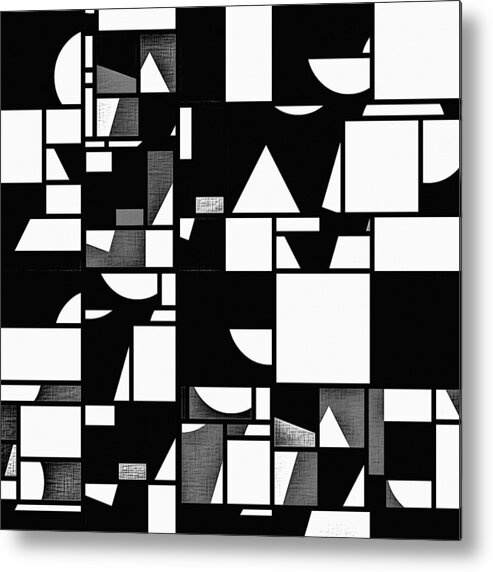 Geometric Metal Print featuring the photograph In Medias Res V by Aurelio Zucco