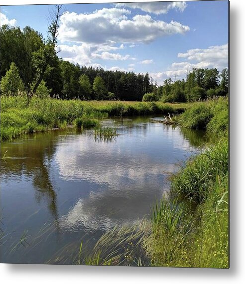 Poland Metal Print featuring the photograph It's So Calming Here In Odrzywol by Arletta Cwalina