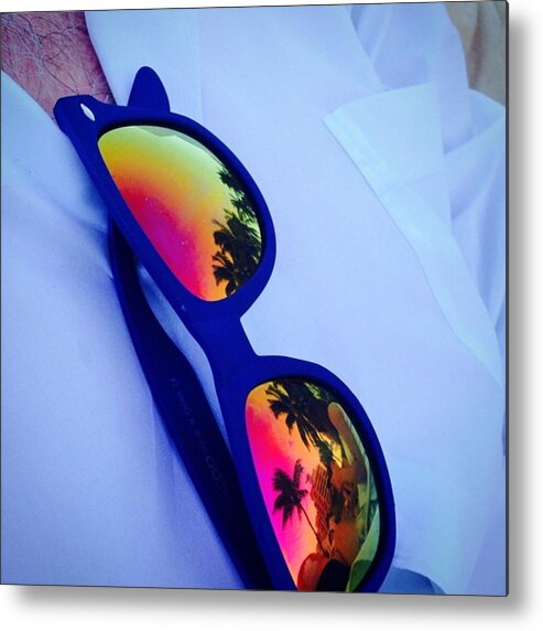 Sunglasses Metal Print featuring the photograph Key Biscayne, Fl. #juansilvaphotos by Juan Silva