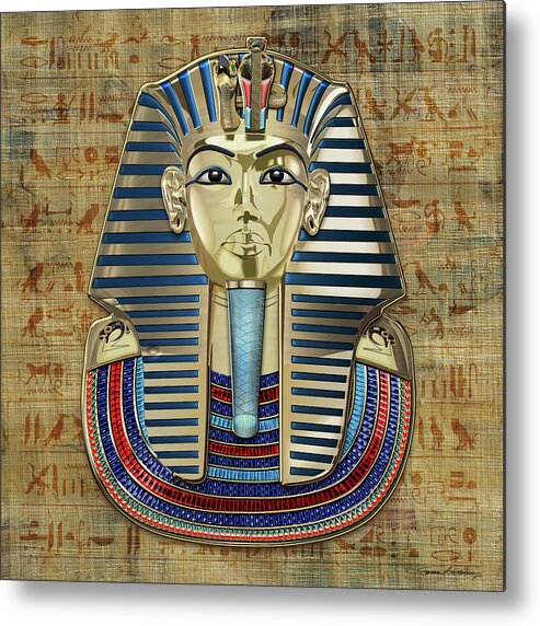 A0 SIZE CANVAS PRINT massive egypt  egyptian tutankhamun gold king 