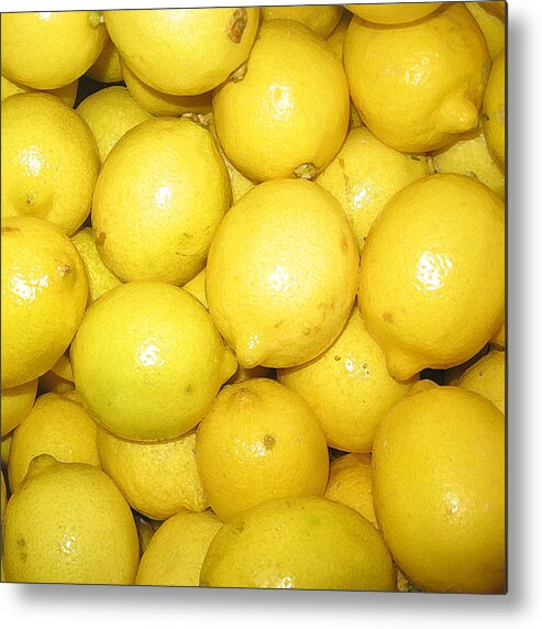 Fruit Metal Print featuring the photograph Lemon by John Vincent Palozzi