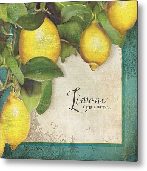 Lemon Tree - Limone Citrus Medica Metal Print by Audrey Jeanne Roberts