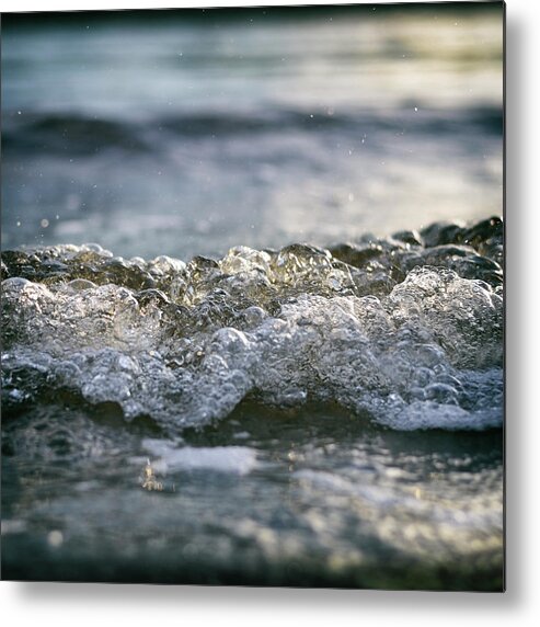 Wave Metal Print featuring the photograph Let It Come To You by Laura Fasulo