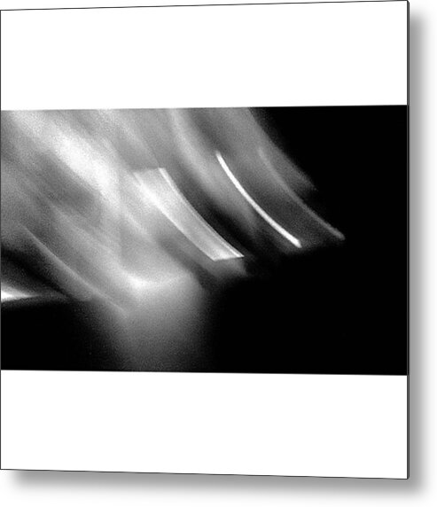 Photography Metal Print featuring the photograph #light #blackandwhite #abstract by Sidharth Ezhilan