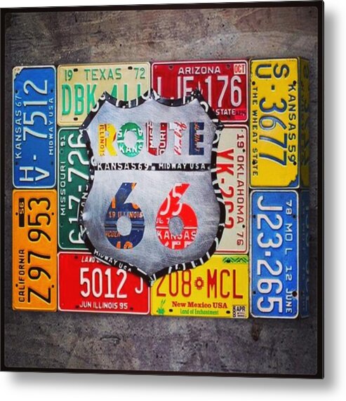 Route66 Metal Print featuring the photograph Limited Time Promotion In #october On by Design Turnpike