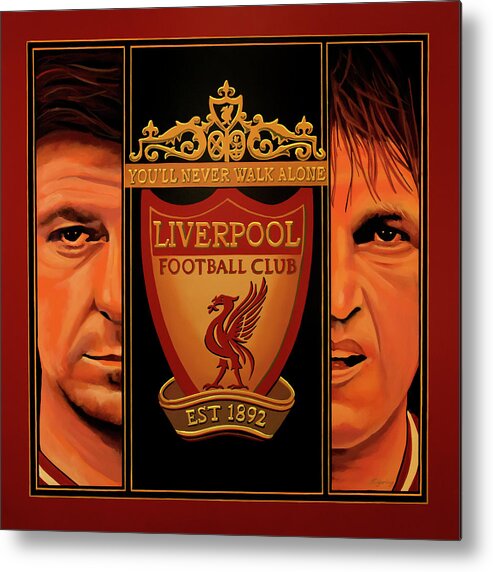 Liverpool Metal Print featuring the painting Liverpool Painting by Paul Meijering