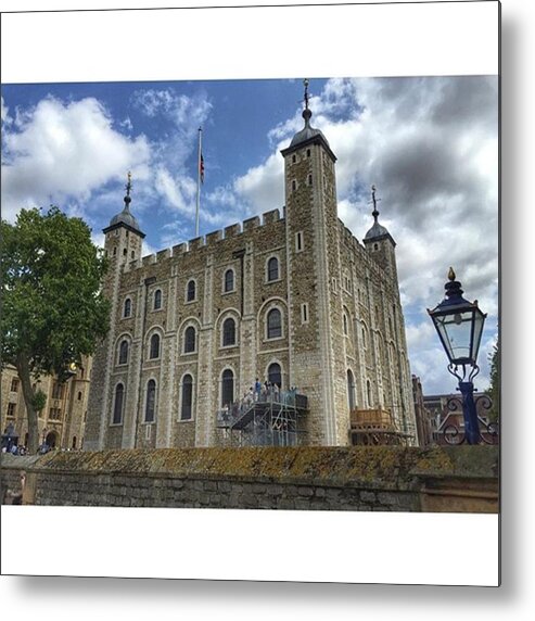 Wallpaper Metal Print featuring the photograph London Tower - Your Name On Stones by Adriano La Naia