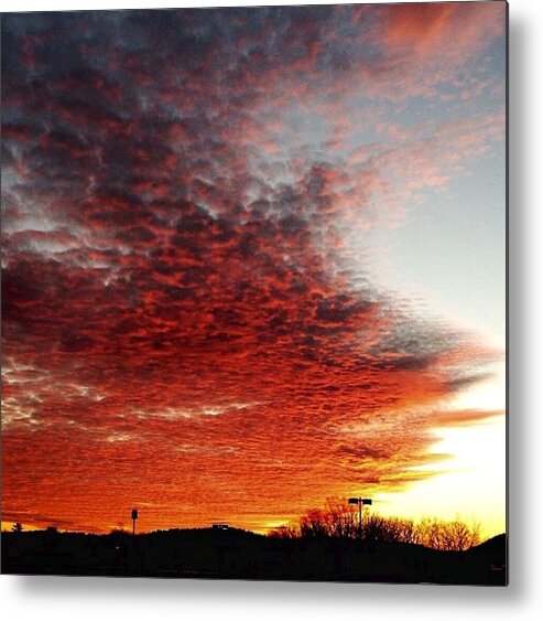 Sunset Metal Print featuring the photograph Look up by Ryan VanDyne