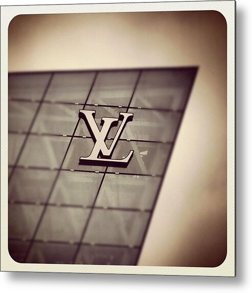 Earlybirding Metal Print featuring the photograph #lv #louisvuitton • #building by Wilson Aw