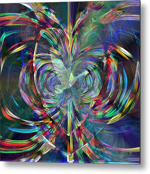 Faniart Metal Print featuring the mixed media Made to Fly Higher by Fania Simon