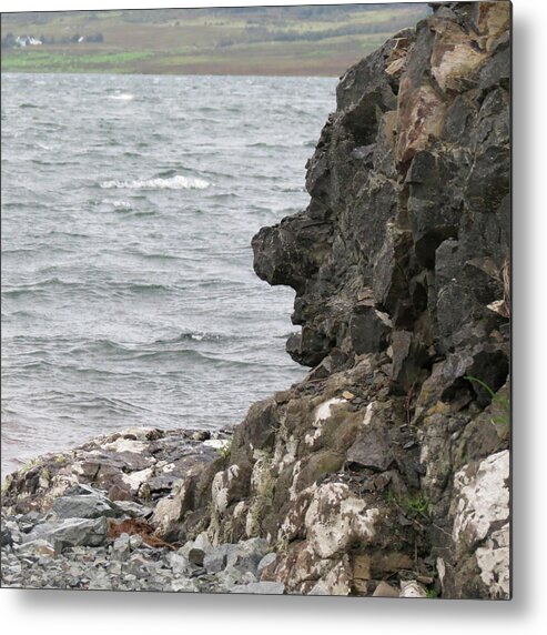 Scotland Metal Print featuring the photograph Man of the Stone by Azthet Photography