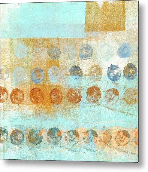 Marbles Metal Print featuring the mixed media Marbles Found Number 2 by Carol Leigh