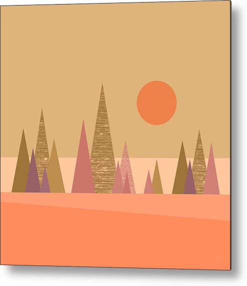May Morning Sunrise Metal Print featuring the digital art May Morning Sunrise by Val Arie