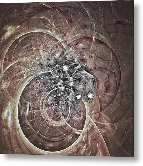 Art Metal Print featuring the digital art Memory Remains by Jeff Iverson