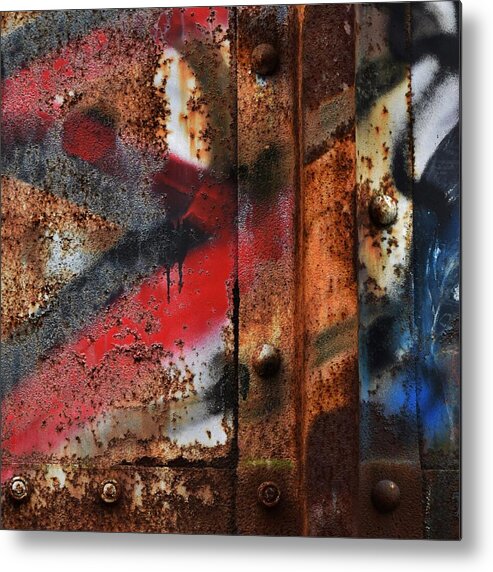 A Metal Madness Metal Print featuring the photograph Metal Madness by Val Arie