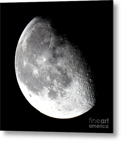 Lunar Metal Print featuring the photograph Midnight Moon 5-9-15 by Kip Vidrine