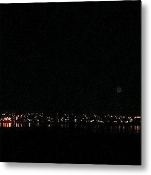 Skyline Metal Print featuring the photograph Mission Bay Lights by Annie Walczyk