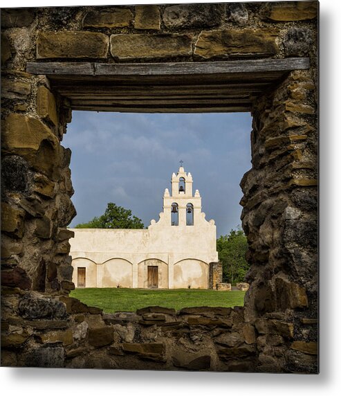 San Juan Capistrano Metal Print featuring the photograph Mission View by Stephen Stookey