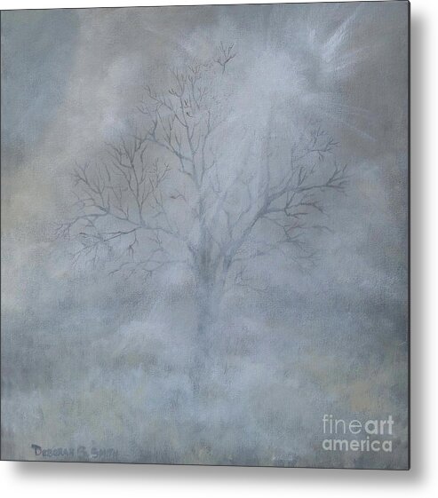 Fog Metal Print featuring the painting Mistical by Deborah Smith