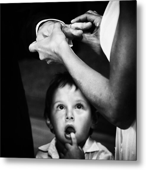 Church Metal Print featuring the photograph Mom, Dad, What's Going On?? by Santiago Trupkin